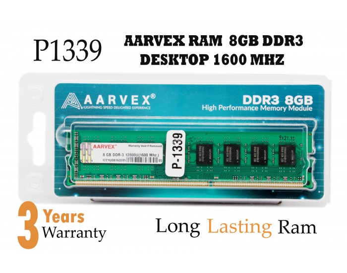 DESKTOP RAM 8GB DDR3 1600MHZ